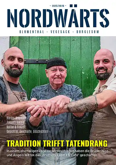 Titelbild des Stadtteilmagazin Bremen-Nord "Nordwärts"